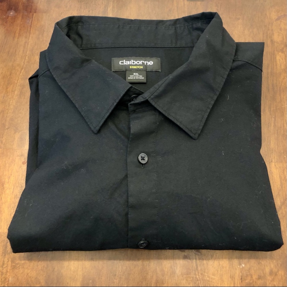 Claiborne men’s stretch button down collar shirt